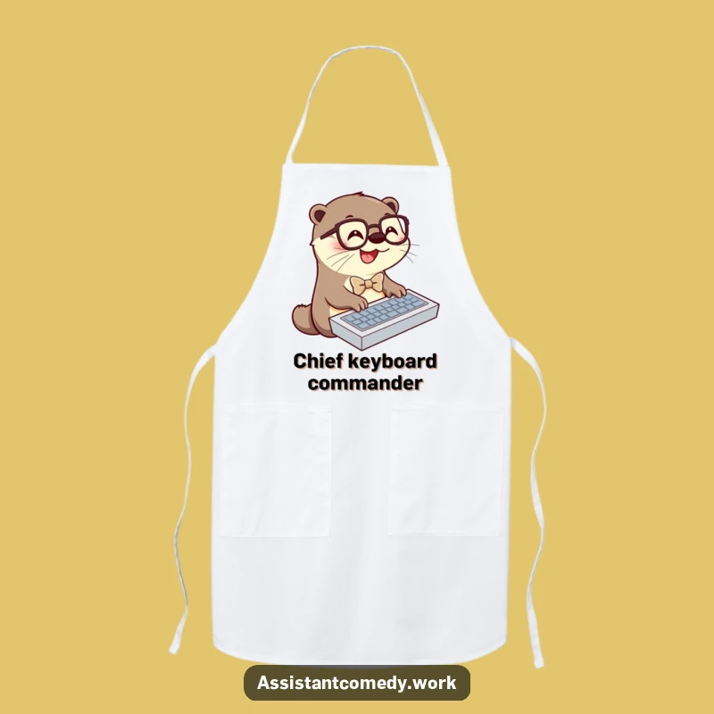 Funny Otter Chef Apron: Cook Up Laughs in the Kitchen