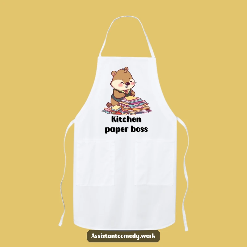 Funny Beaver Apron: Conquer Your Kitchen Tasks with Humor