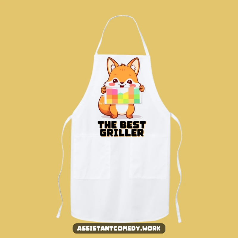 Funny Fox Chart Apron - Hilarious Gift for Kitchen Analysts