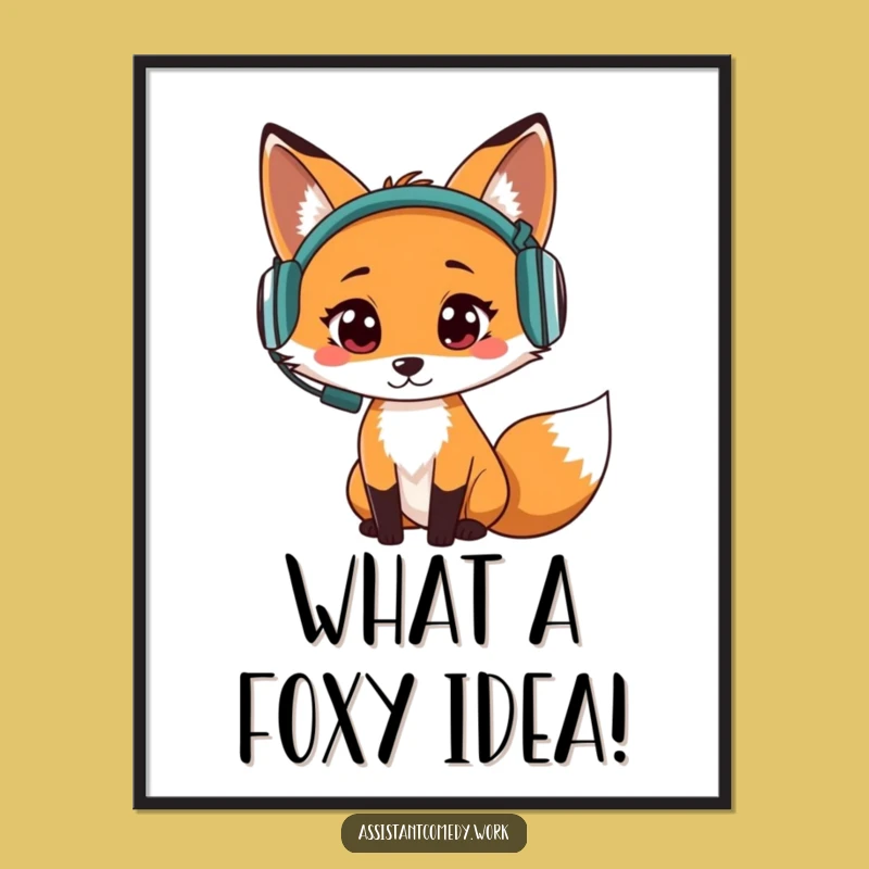 Free Printable Fox Wall Art: Funny Downloadable Decor for Curious Minds