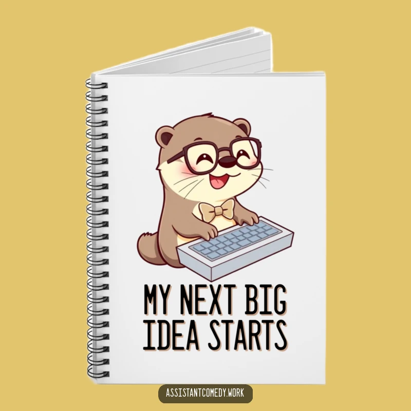 Funny Otter Notebook: Jot Down Ideas with Office Inspiration